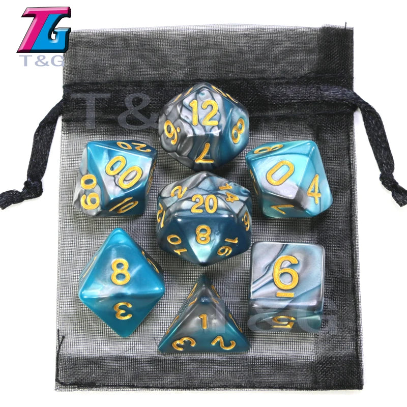 Affordable Gaming Dice Teal