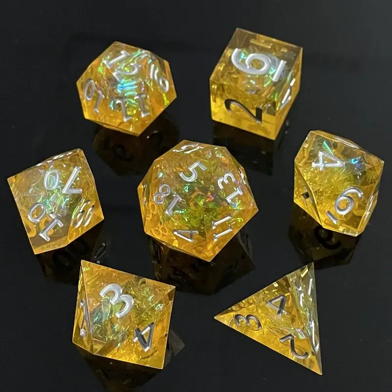 Cosmic Nebula Polyhedral Dice Set Style-18