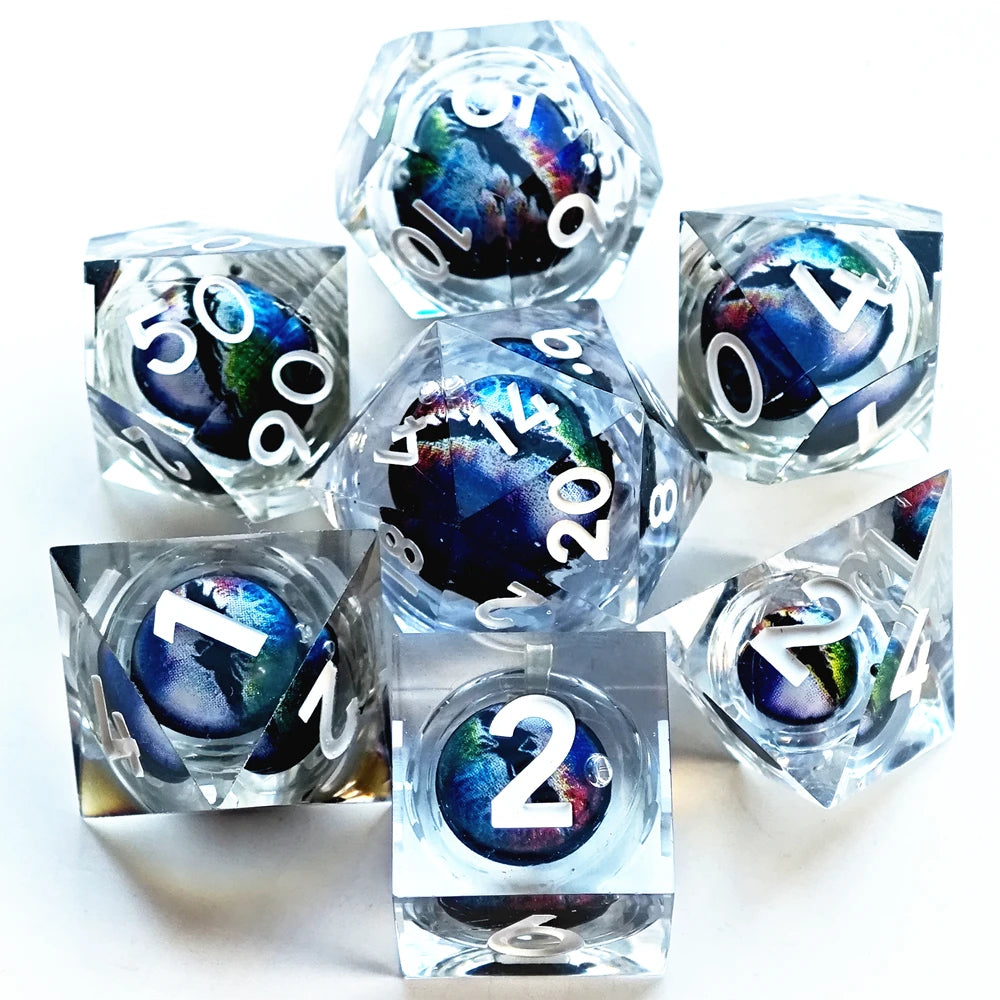 MysticFlow D20 Dice Set Transparent