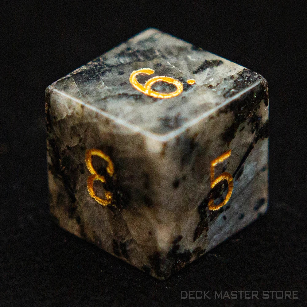 Labradorite Enclave Dice Set - Mystical D&D Gemstone Series