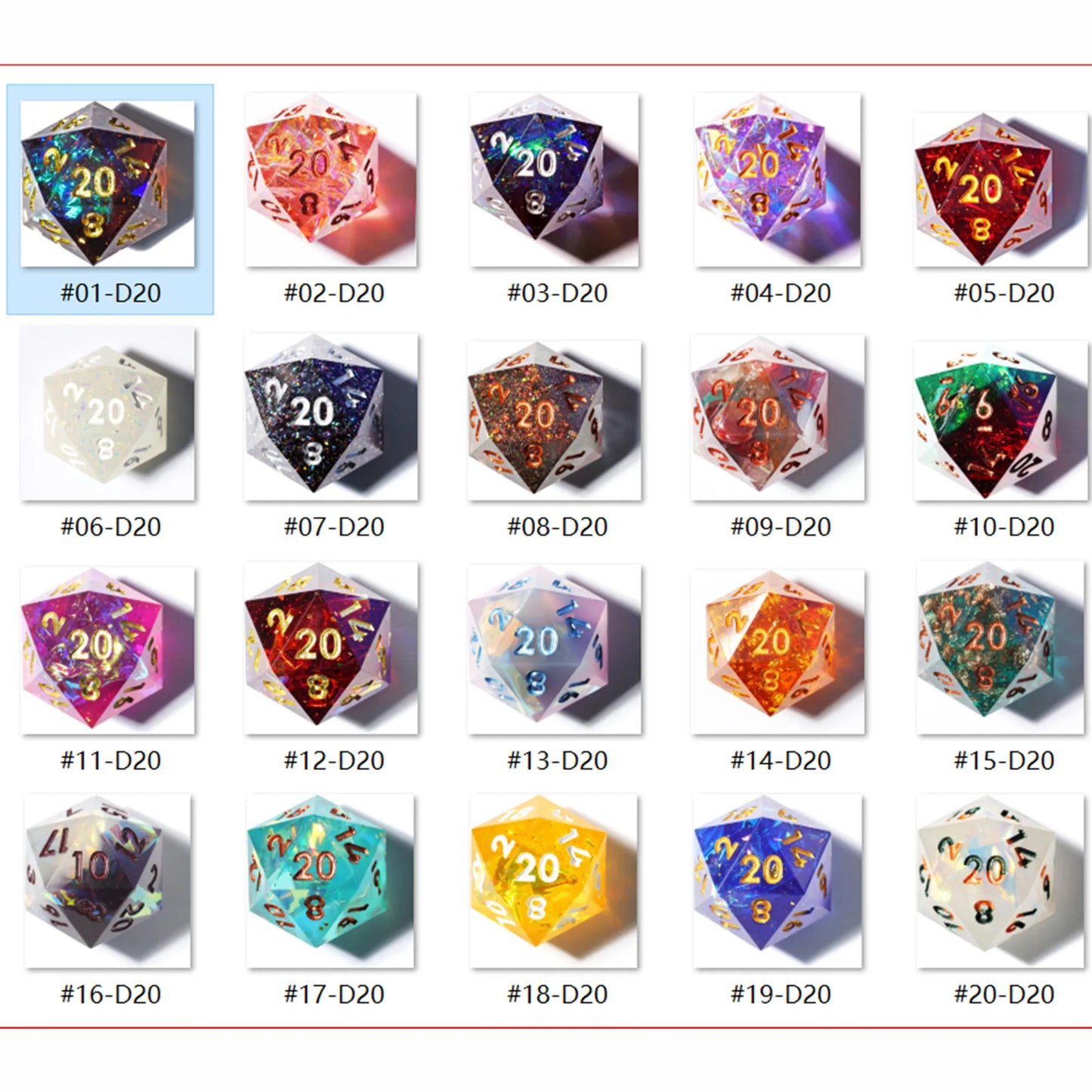 Mystic Moon: Blind Box D20 Dice