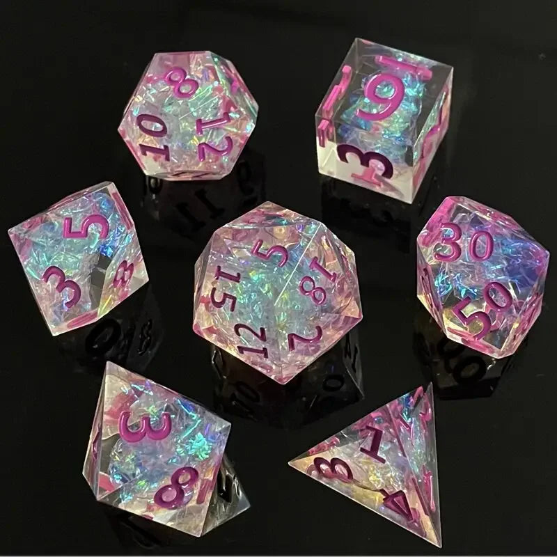 Cosmic Nebula Polyhedral Dice Set Style-16