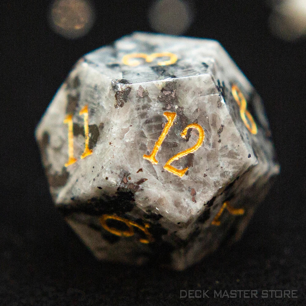 Labradorite Enclave Dice Set - Mystical D&D Gemstone Series