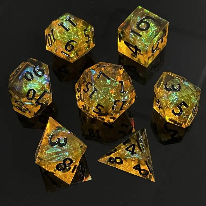 Cosmic Nebula Polyhedral Dice Set