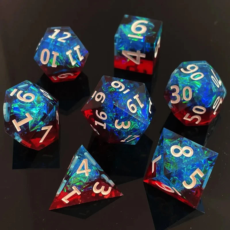 Cosmic Nebula Polyhedral Dice Set Style-25