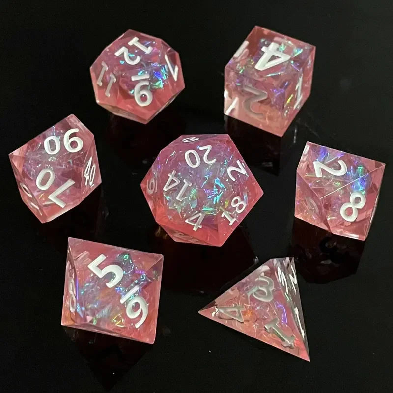 Cosmic Nebula Polyhedral Dice Set