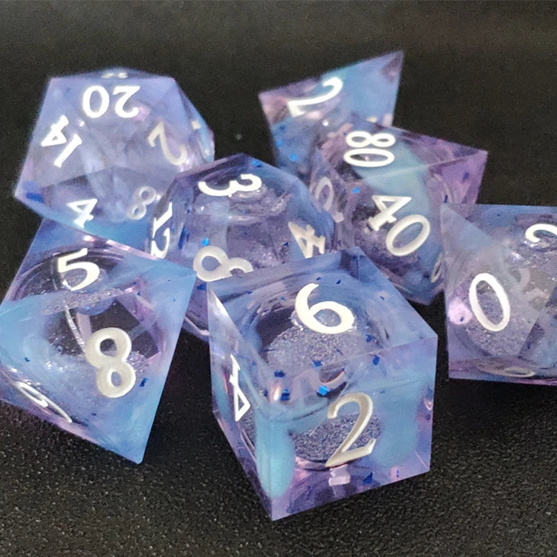 MysticFlow D20 Dice Set Rendering design