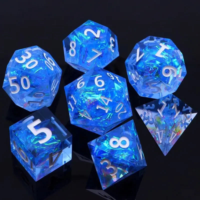 Cosmic Nebula Polyhedral Dice Set Style-2