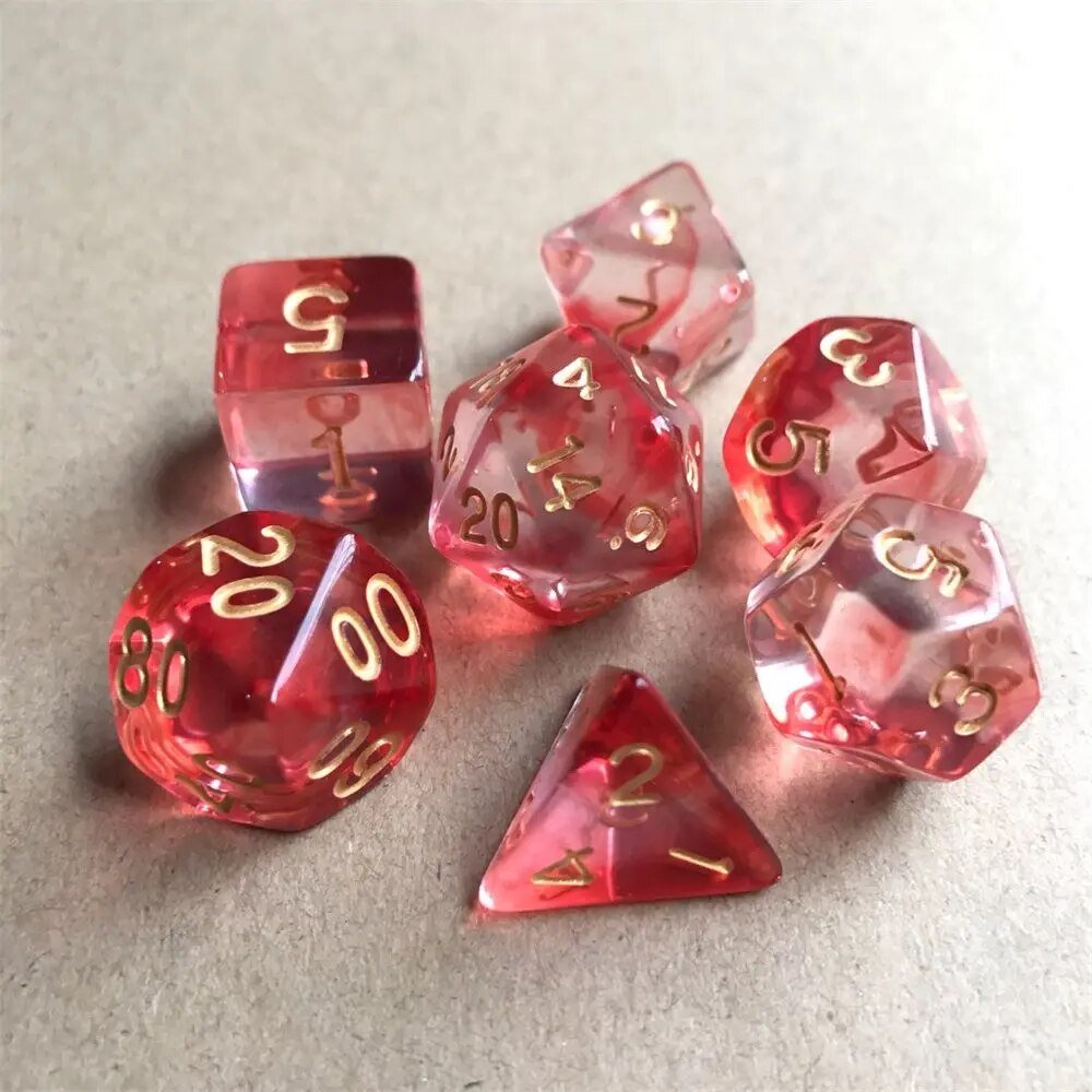 Mystic Lumina Dice Set - Dnd Polyhedral Dice