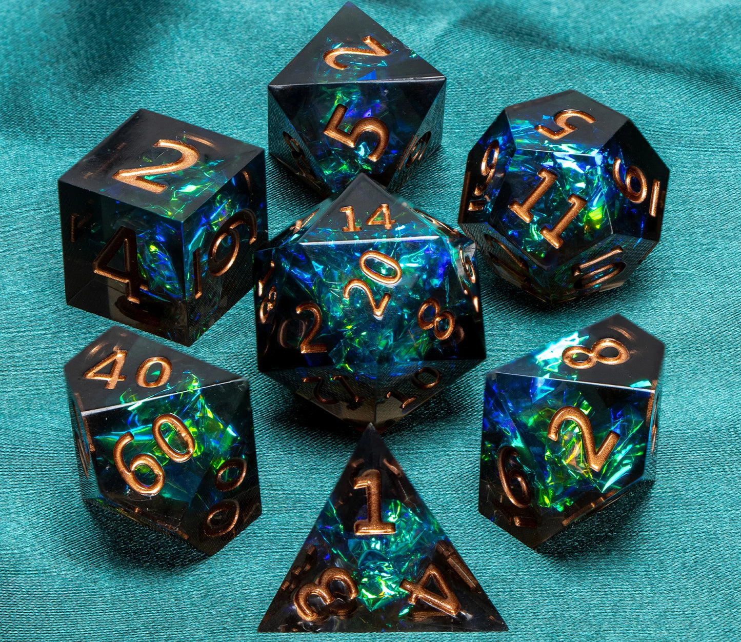 Supernova Sharp Edge Dice Set