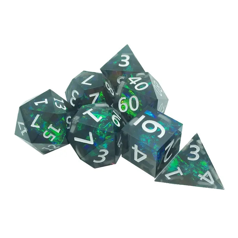 Cosmic Nebula Polyhedral Dice Set Style-1