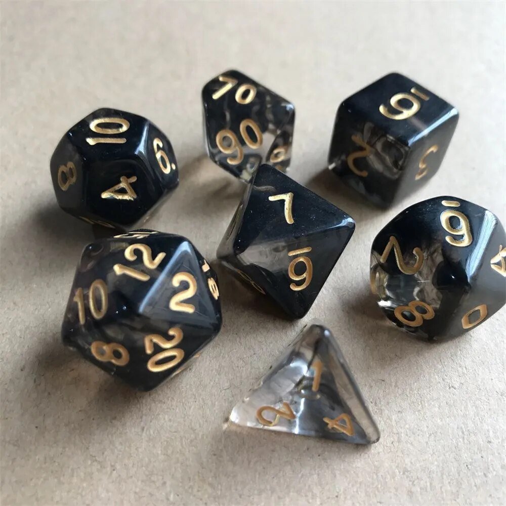 Mystic Lumina Dice Set - Dnd Polyhedral Dice