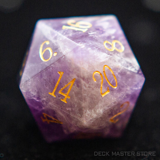 Mystic Amethyst 20-Sided Dice D20(1pcs)