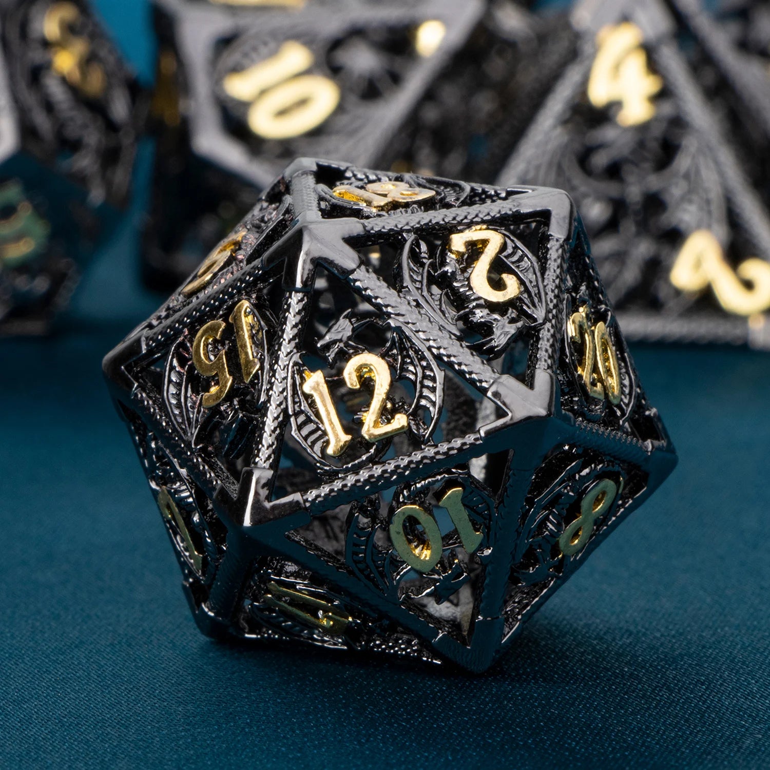 Dragon's Breath Metal Dice Set