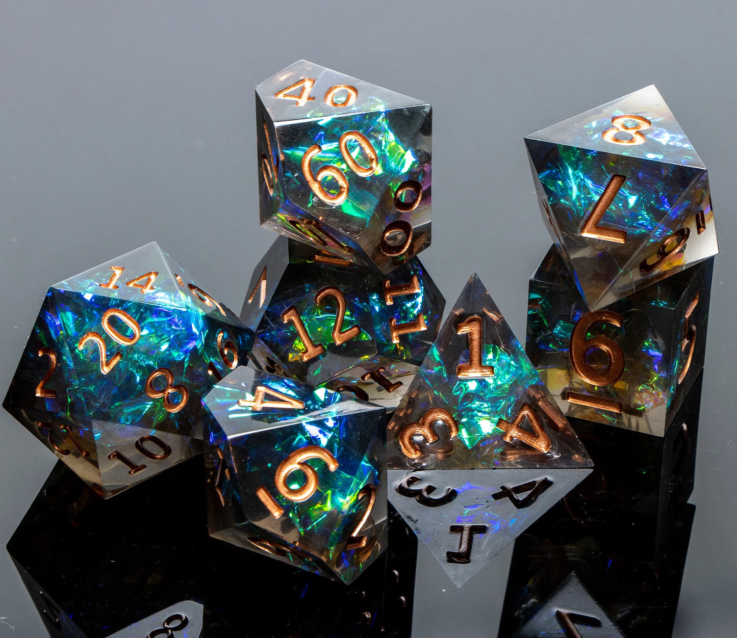 Supernova Sharp Edge Dice Set