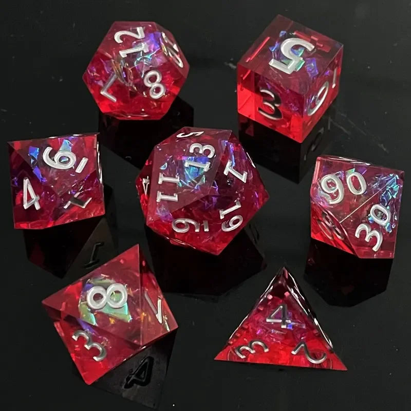 Cosmic Nebula Polyhedral Dice Set