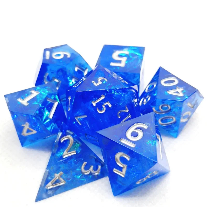 Cosmic Nebula Polyhedral Dice Set Style-11