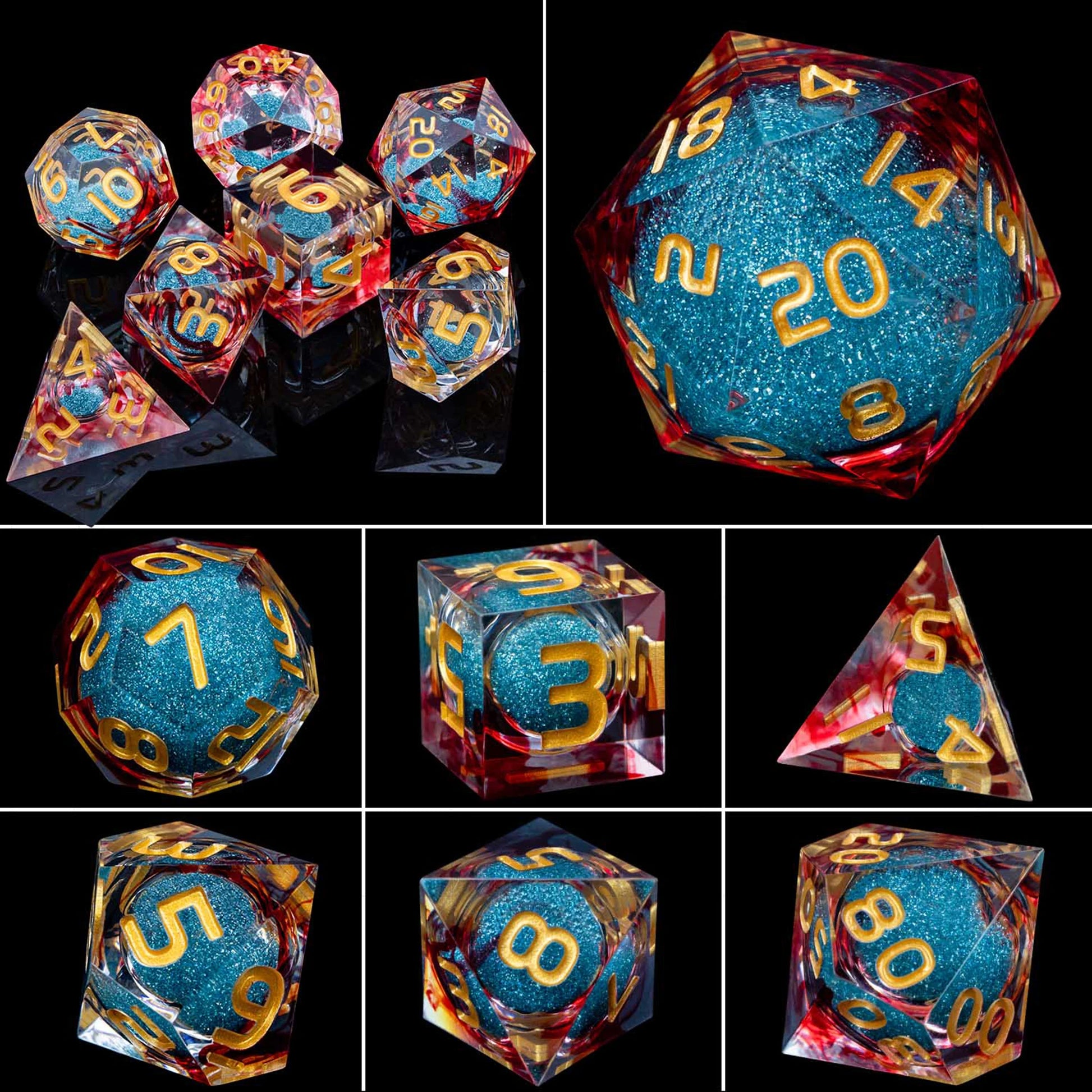 Supernova Sharp Edge Dice Set SZ-14