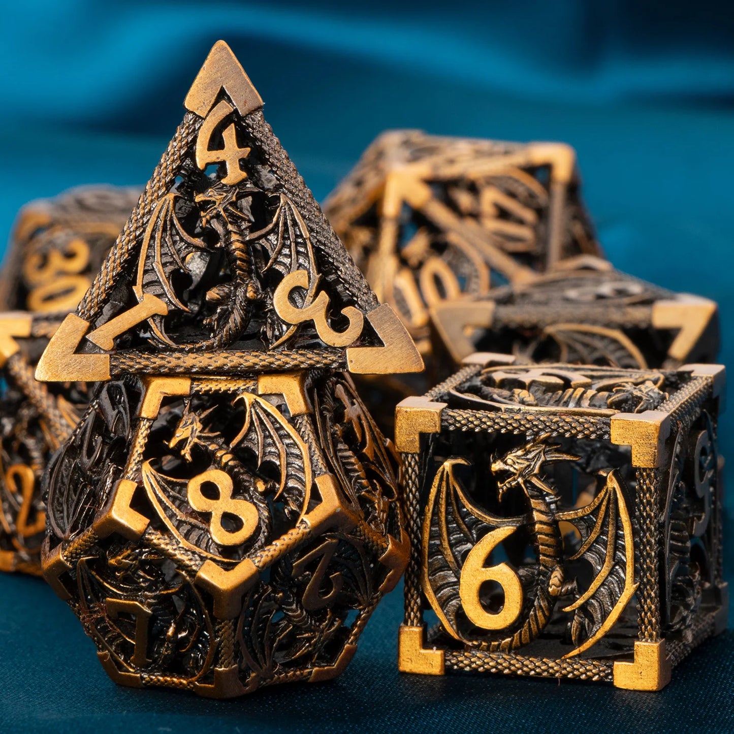 Dragon's Breath Metal Dice Set DJ-02