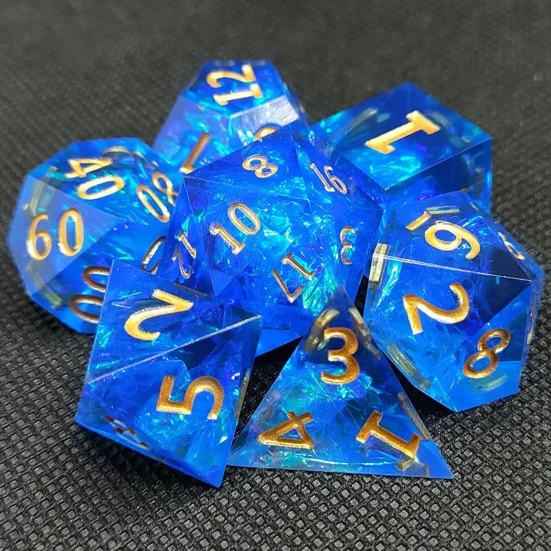 Cosmic Nebula Polyhedral Dice Set Style-19