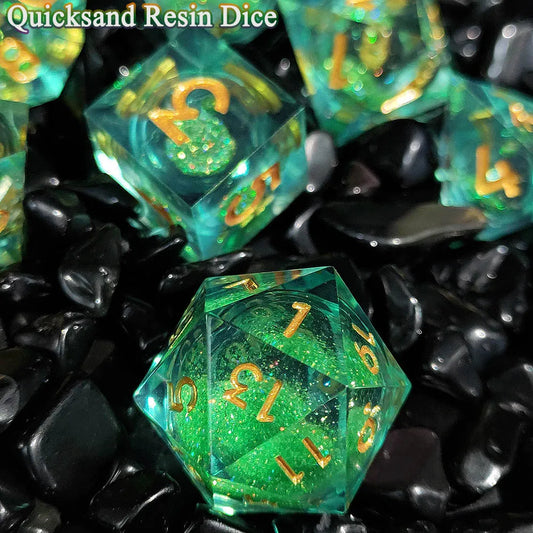 Starlit Shadows Polyhedral Dice Set