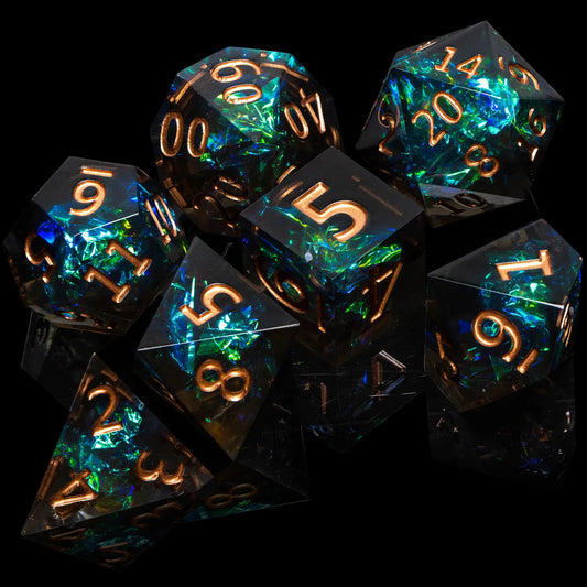 Supernova Sharp Edge Dice Set