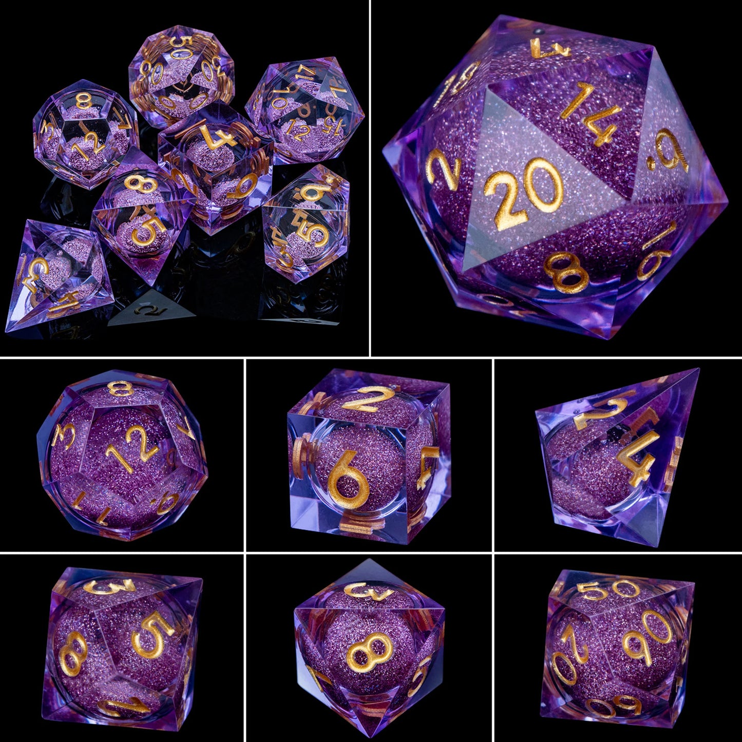 Supernova Sharp Edge Dice Set